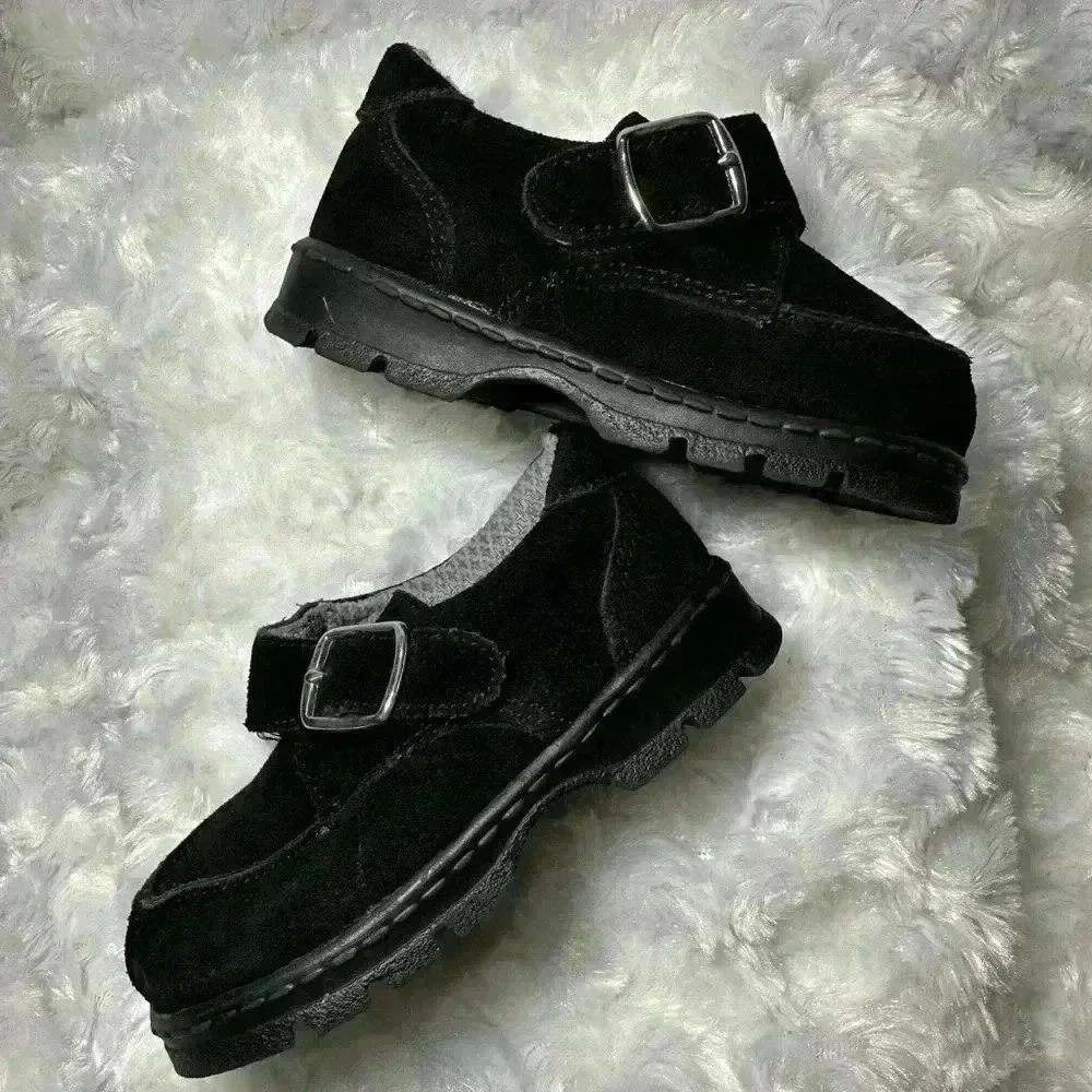 Rugged Outback Smart-Fit Boys Size 4 Infant/Toddler Black Dress Shoes